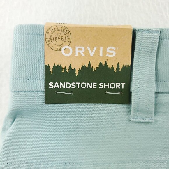 Orvis Sandstone Chino Shorts Stretch Men's 38 Waist NWT - Picture 5 of 11